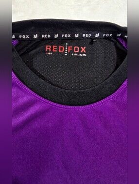 Mens Purple Crew Neck Top
